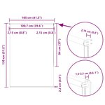 vidaXL Store enrouleur occultant largeur du tissu 100 7 cm polyester