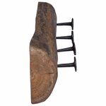 vidaXL Cintre Marron 50 x 8 x 12 cm Bois Recyclé Solide