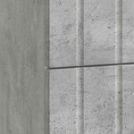 vidaXL Cabinet de chevet Gris béton 62 x 34 5 x 49 5 cm