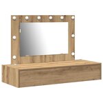 vidaXL Table de Toilette Marron 100 x 40 x 70 cm Bois d'ingénierie