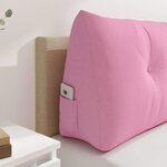 vidaXL Coussin de Dos Rose 140 x 24 x 50 cm tissu