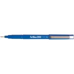 Stylo feutre 200 permanent indélébile pointe fine 0 4 mm bleu x 12 artline