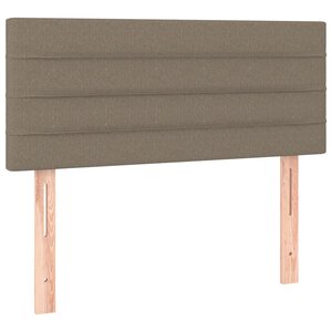 vidaXL Tête de lit Taupe 80x5x78/88 cm Tissu