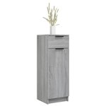 vidaXL Armoire de bain Sonoma gris 32x34x90 cm Bois d'ingénierie
