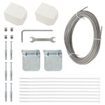 vidaXL Écran de balcon Vert clair 120x240 cm Tissu Oxford