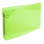 Classeur 2 Anneaux 24x16cm pour fiches 125x200mm et A5 Couleur Crystal Aléatoire x 10 EXACOMPTA