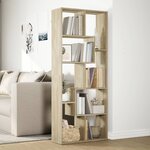 vidaXL Étagère séparatrice de pièce chêne sonoma 67x25x161 5 cm