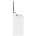 vidaXL Coiffeuse avec tiroir Blanc 79 x 41 x 135 cm Bois d'ingénierie
