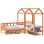 vidaXL Ensemble de lit de jour avec toit sans matelas 80x200 cm