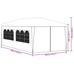 vidaXL Tente de réception 3 x 6 m Vert