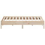 vidaXL Cadre de lit sans matelas 180x200 cm bois massif de pin