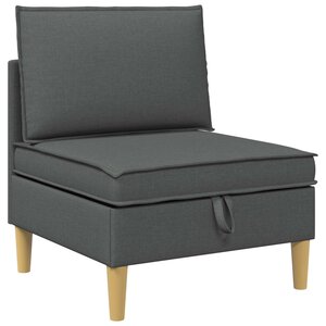 vidaXL Sofa avec rangement Tissu