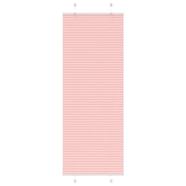 vidaXL Store plissé rose 75x200 cm largeur du tissu 74 4 cm polyester