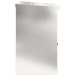 vidaXL Boîte de dépôt de colis Noir 44 x 35 x 59 cm Acier inoxydable