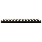 vidaXL Cadre de lit sans matelas noir 75x190 cm bois de pin massif