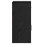 vidaXL Cabinet de Rangement en Chêne Noir Chêne Noir