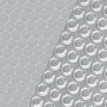 vidaXL Couverture de piscine Argenté 732x366 cm PE