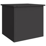 vidaXL Boîte de Rangement Extérieure Noir 55 x 50.5 x 50 cm