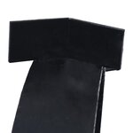 vidaXL Roues métalliques pour cultivateur à essence 6 5 ch 2 Pièces