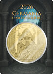 Monnaie GERMANIA Queen on the Throne 1/200 Oz Or 5 Mark Germania 2026 (PRÉCOMMANDE)