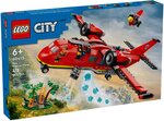 LEGO City - Avion de Sauvetage des Pompiers - 60413 : Aventure Aérienne Épique