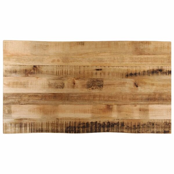 vidaXL Dessus de table bord vivant 110x60x2 5 cm bois de manguier brut