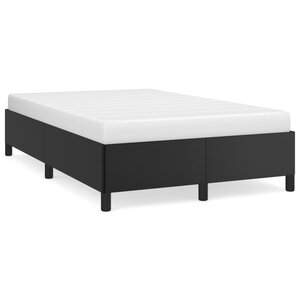 vidaXL Cadre de lit sans matelas noir 120x200 cm similicuir