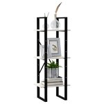 vidaXL Bibliothèque à 3 niveaux Blanc 40x30x105 cm Bois de pin massif