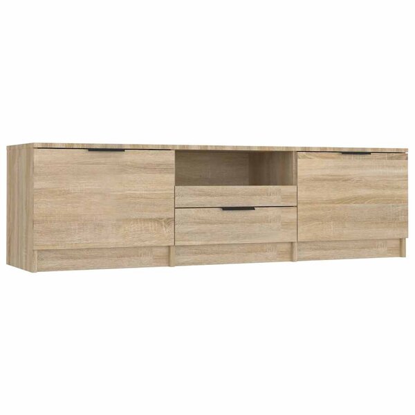 vidaXL Meuble TV Chêne Sonoma 140x35x40 cm Bois d'ingénierie