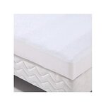Protection literie housse blanche 80 x 190 cm