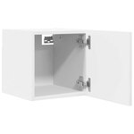 vidaXL Meubles TV muraux 4 Pièces Blanc 30 5x30x30 cm