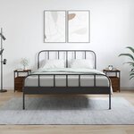 vidaXL Tables de chevet 2Pièces chêne marron 34x35 5x50cm bois ingénierie