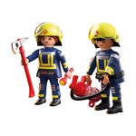 PLAYMOBIL 71885 - Pompiers avec hache et extincteur