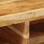 VidaXL Meuble TV mural 80x30x19 cm bois massif d'acacia