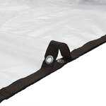 vidaXL Housse de protection plantes avec œillets 1x4 m polyéthylène