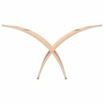 vidaXL Porte-revue en bois sur pied naturel