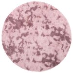vidaXL Tapis Shaggy à poils longs NAVARRA rose poudré 100x100 cm