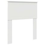 vidaXL Tête de lit Blanc Brillant 75 cm Bois d'ingénierie