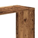 vidaXL Bibliothèque 5 niveaux vieux bois bois d'ingénierie