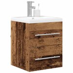 vidaXL Meuble de Lavabo de Salle de Bain Bois Ancien 41 x 38 5 x 48 cm