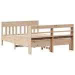 vidaXL Cadre de lit sans matelas 140x200 cm bois massif de pin