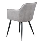Lot de 4 chaises de salle à manger moderne design robuste 81 x 57 x 53 cm gris 03_0009803