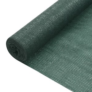 vidaXL Filet brise-vue Vert 3 6x25 m PEHD 75 g/m²