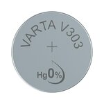 pile oxyde argent pour montres V303 (SR44) 1 55 Volt VARTA