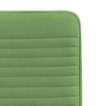 vidaXL Chaises à manger lot de 4 vert clair velours