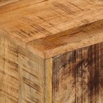 vidaXL Table de chevet murale 40x30x25 cm bois de manguier massif