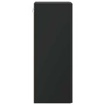 vidaXL Armoire Murale 66 x 34 5 x 90 cm Bois d'ingénierie Noir