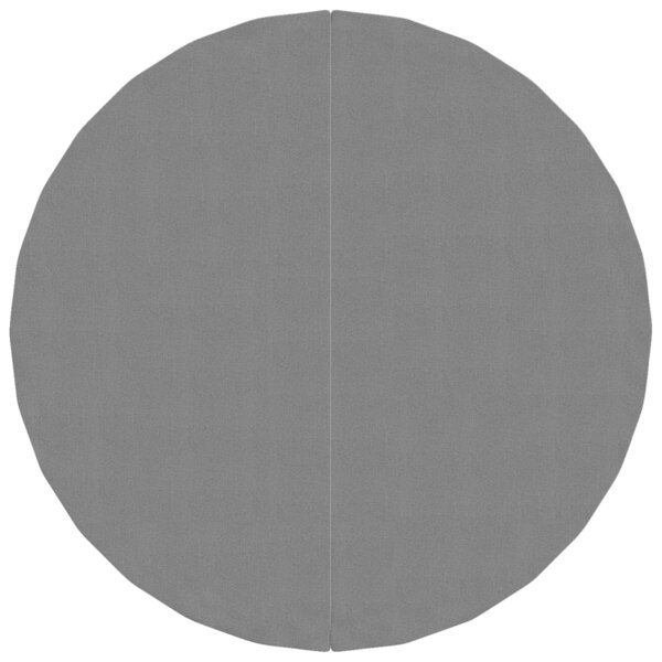 vidaXL Bâche de piscine gris clair Ø244 cm géotextile polyester