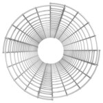 vidaXL Lit surélevé à gabion circulaire 3Pièces Acier galvanisé Ø30x200cm