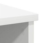 vidaXL Buffet avec tiroir blanc 101x35x76 cm bois d'ingénierie
